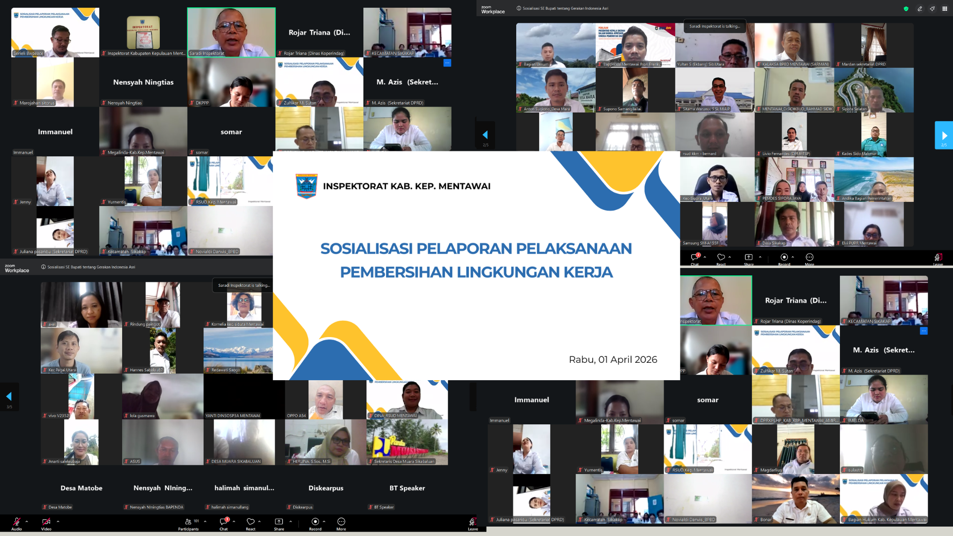 Inspektorat Mentawai Gelar Sosialisasi Pelaporan Gerakan Indonesia ASRI